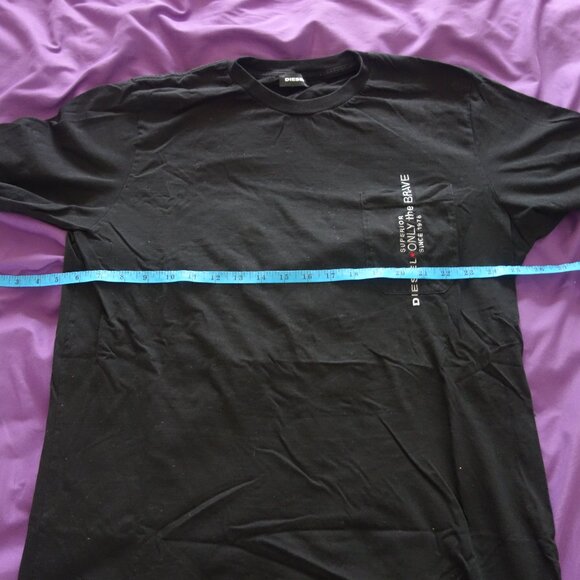 Diesel Superior Only the Brave Since 100% Cotton 1978 Black Size XL T-Shirt - Picture 3 of 11